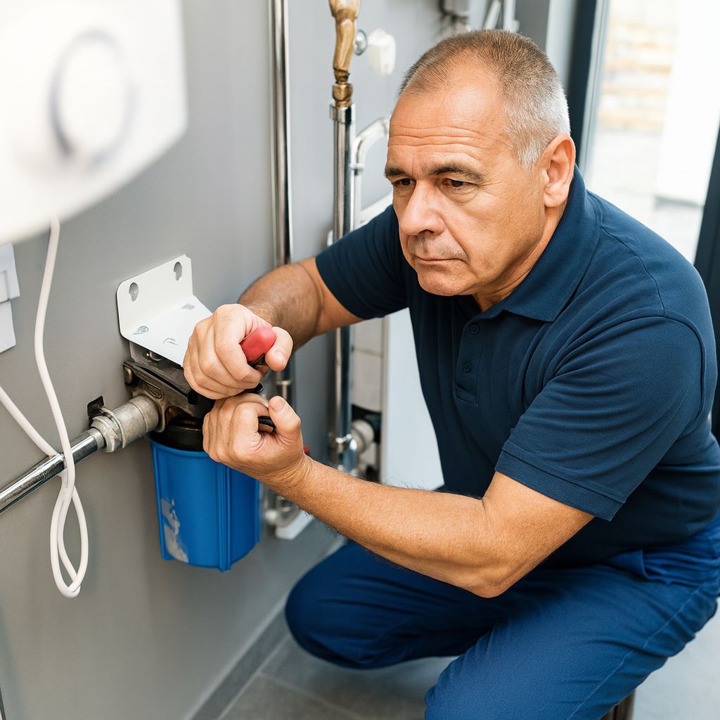 Reparatur einer defekten Gastherme im Notdienst