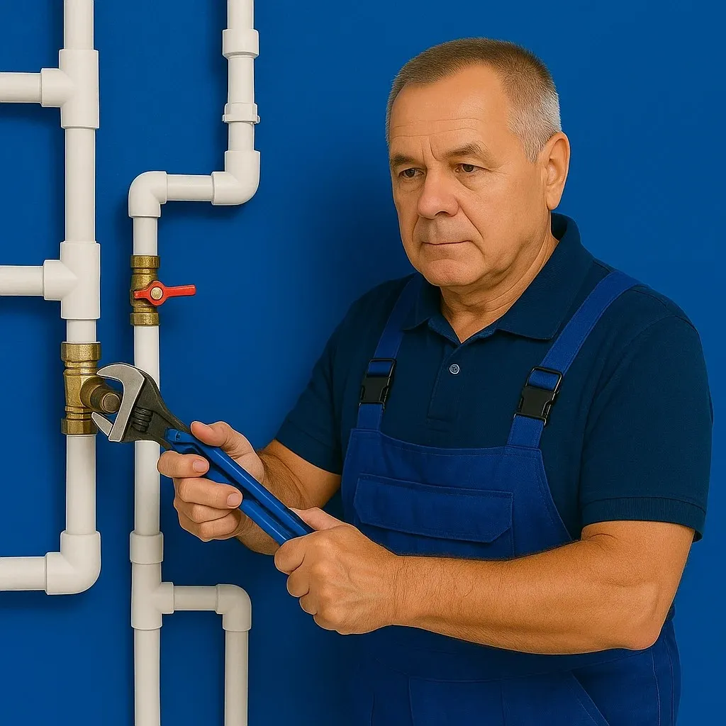 Rohrleitungen werden repariert